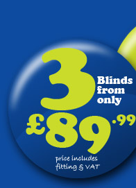 3 blinds from &pound;89